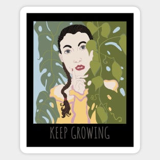 Keep Growing Plant Lover Magnet